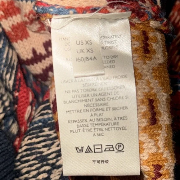 Free People Taos sweater mini dress size XS - Picture 6 of 6